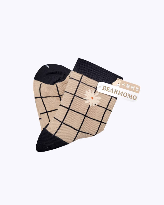 پک جوراب دخترانه نخی فانتزی BEAR MOMO